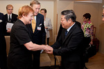  Presidentti Halonen tapasi J. Byambadorjin, Mongolian kansallisen ihmisoikeuskomission puheenjohtajan Ulan Batorissa 1. syyskuuta 2011. Copyright © Tasavallan presidentin kanslia